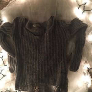 🌸Sale 3 for $10🌸 A&F gray/silver sweater